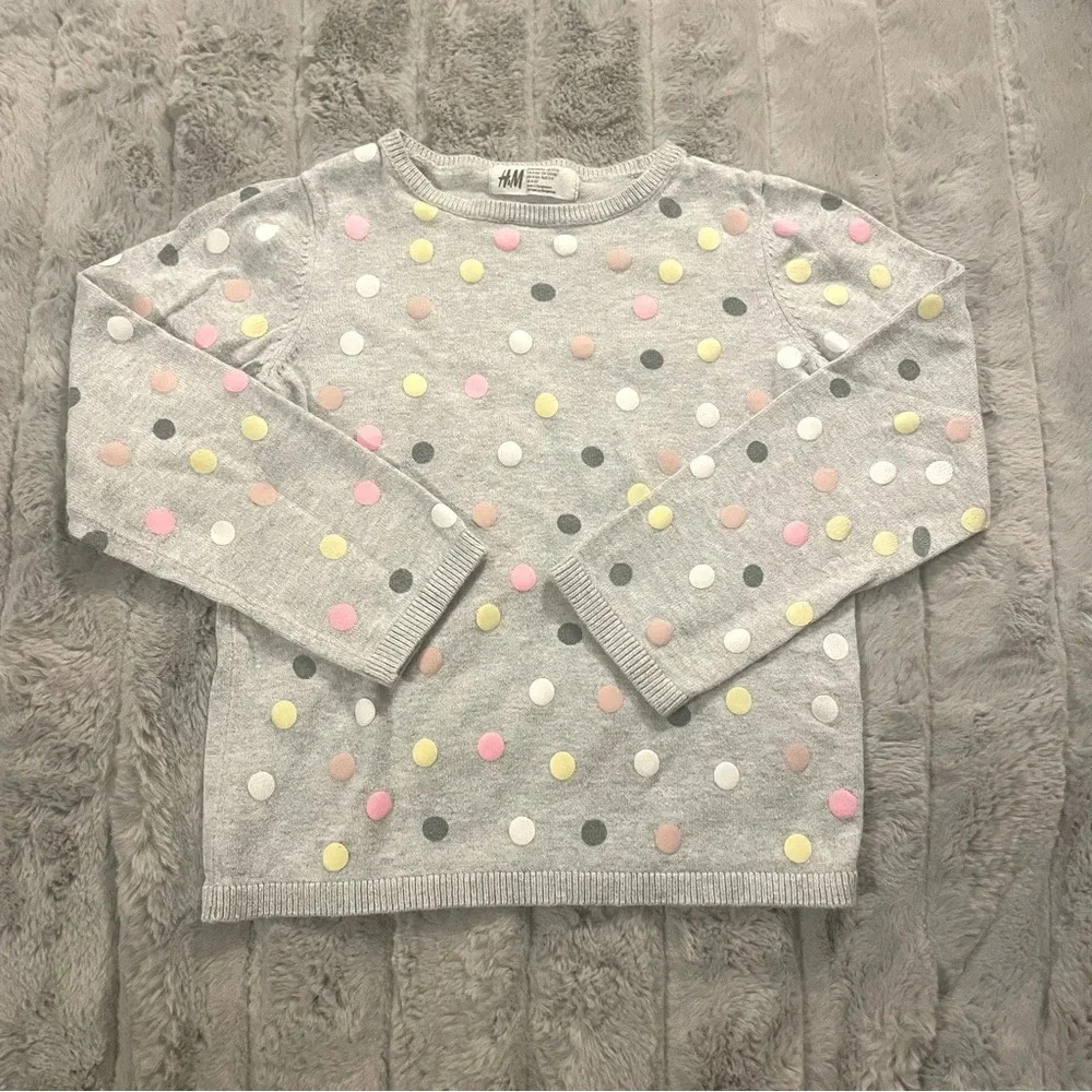 H&M Polka Dot Knitted Sweater
